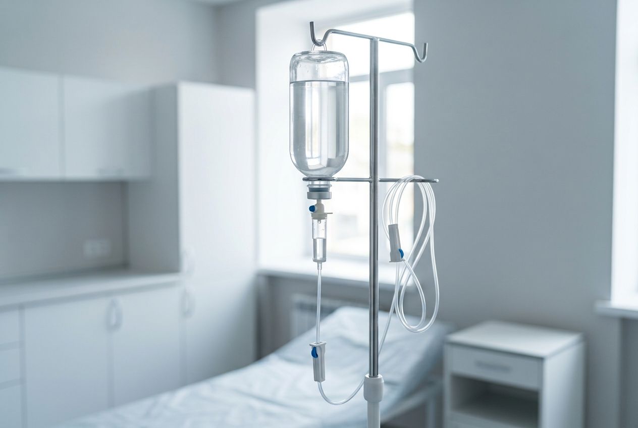 Детокс-капельница с Гемодезом — инфузионная система у кушетки